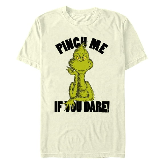 Men's Dr. Seuss The Grinch Pinch Me If You Dare  Graphic T-Shirt