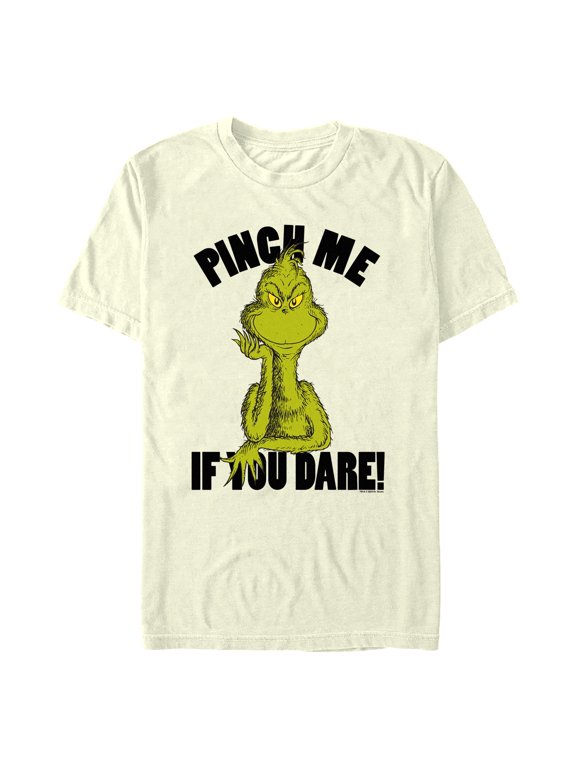 Men's Dr. Seuss The Grinch Pinch Me If You Dare Graphic T-Shirt