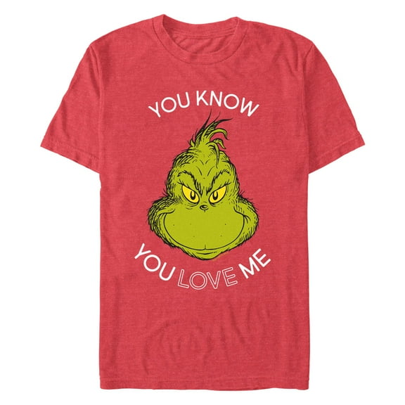 Men's Dr. Seuss The Grinch You Know You Love Me Graphic T-Shirt