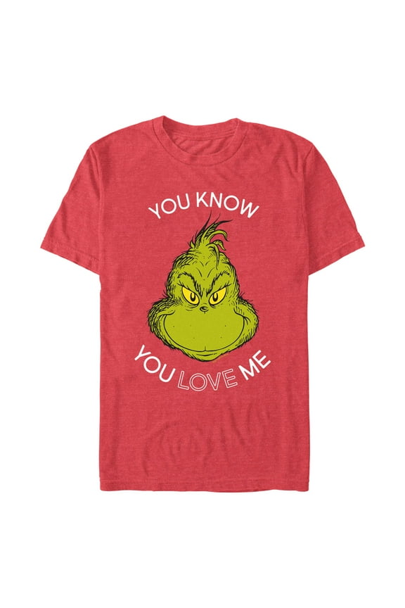 Men's Dr. Seuss The Grinch You Know You Love Me Graphic T-Shirt
