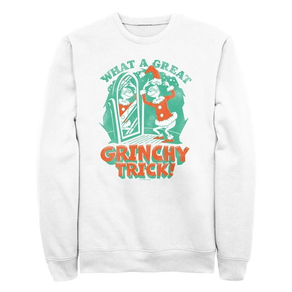 Men's Dr. Seuss What a Great Grinchy Trick  Sweatshirt