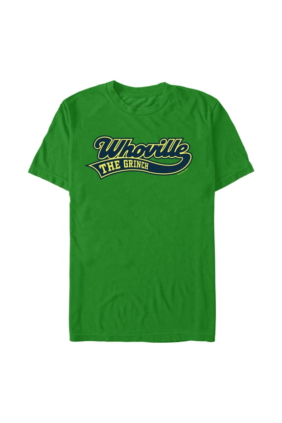 Men's Dr. Seuss Whoville The Grinch Varsity Graphic T-Shirt