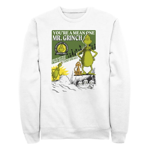 Men's Dr. Seuss You're a Mean One Mr. Grinch Sweatshirt