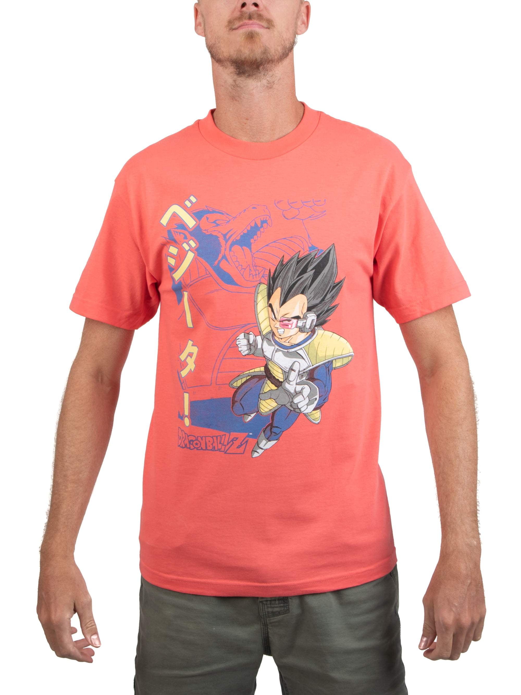 Dragon Ball Z Anime Cartoon Character Group Men's White Graphic Tee-S