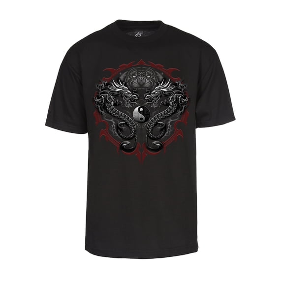 Men's Dragons and Tigers Short-Sleeve T-Shirt, Black M
