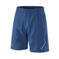 thumbnail image 1 of Men's Drawstring Athletic Shorts Basketball Outdoor Hiking Shorts Casual Stripe Comfortable Shorts, 3X-Large, Dark Blue, 1 of 3