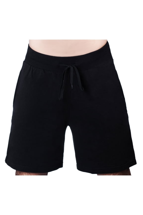 Men's Drawstring Cotton Lycra Sports Yoga Bermuda Shorts Pants