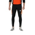 thumbnail image 1 of Men's Drawstring Elastic Waist Thermal Running Tights Pants Ankle Zipper Reflective Elements, 1 of 6