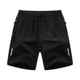 thumbnail image 1 of Men's Drawstring Shorts Summer Ultra Thin Quick Dry Breathable Fitness Sports Casual Shorts Loose Classic Beach Shorts For Men, 1 of 5
