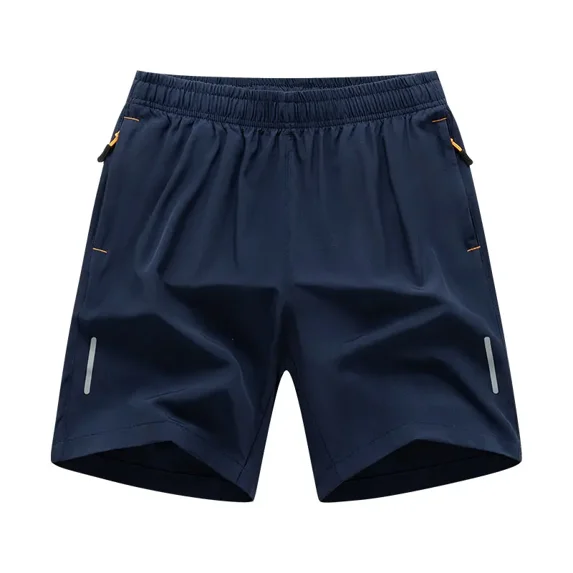 Men's Drawstring Shorts Summer Ultra Thin Quick Dry Breathable Fitness Sports Casual Shorts Loose Classic Beach Shorts For Men