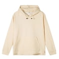 thumbnail image 1 of Men's Drawstring Solid Color Hoodies Long Sleeve Pullover Sweatshirt With Pockets for Men Casual Oversized Hooded Top (Beige 3XL), 1 of 1