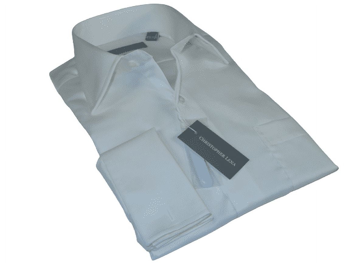 Men's Dress Shirt Christopher Lena 100 Cotton Wrinkle Free C507WD0F