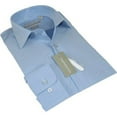 thumbnail image 1 of Men's Dress Shirt Christopher Lena 100% Cotton Wrinkle Free C507WS0R Blue, 1 of 5