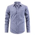 thumbnail image 1 of Men's Dress Shirts Long Sleeve Business Casual Shirt Regular Fit Button Up Shirts Gray XL, 1 of 5