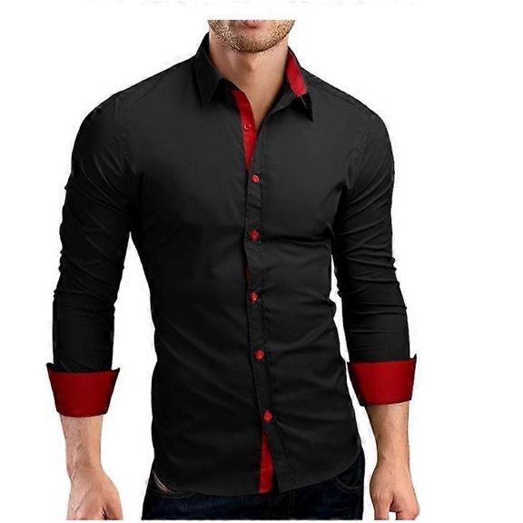 Men's Dress Shirts Long Sleeve Casual Button Down Shirt