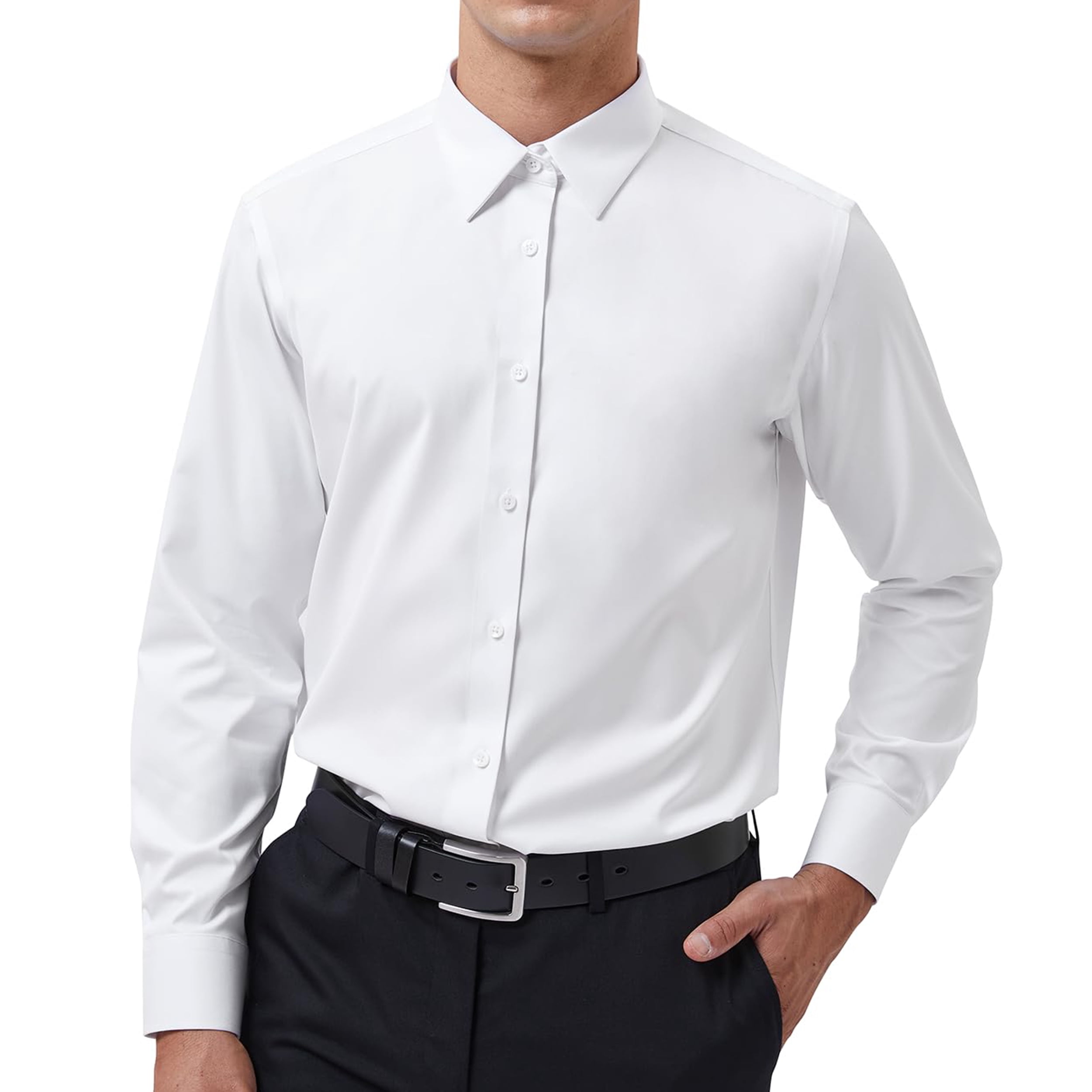 Button Down Formal Shirts Dress Shirt V Shape Tapered Button Down Shirts  Semi Formal Shirts