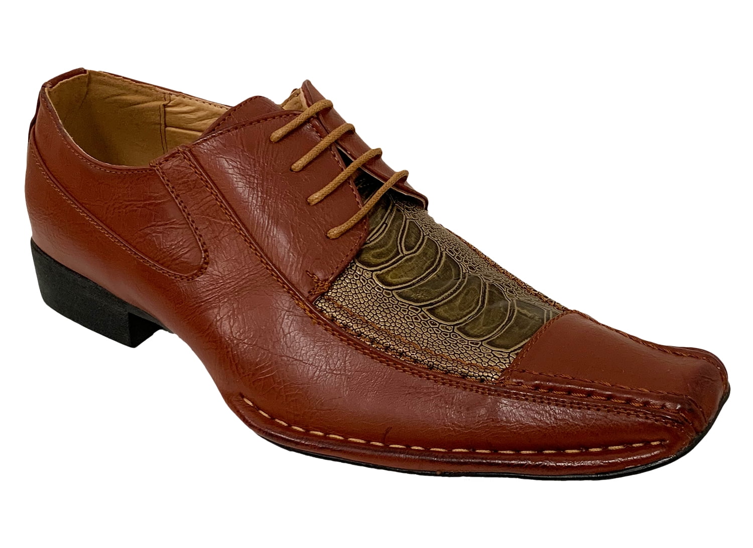 brown alligator dress shoes Men's Brown Alligator Leather Formal Lace Up Shoes US 6.5/ UK 6/ EUR 39 / Standard Sole / Standard Laces