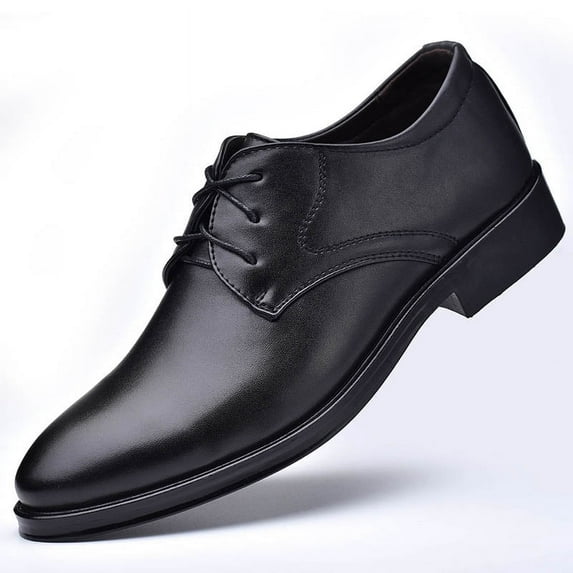 Men's Dress Shoes Classic Modern Formal Business Oxford Casual Comfortable Tuxedo Leather Lace Up Derbys Shoes Size 11
