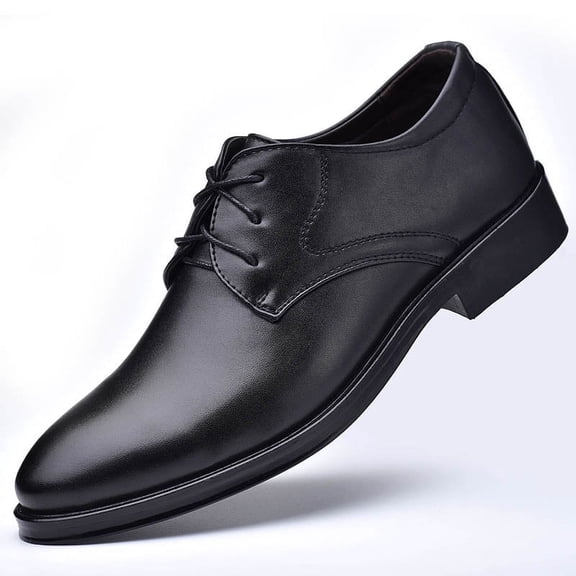 Men's Dress Shoes Classic Modern Formal Business Oxford Casual Comfortable Tuxedo Leather Lace Up Derbys Shoes