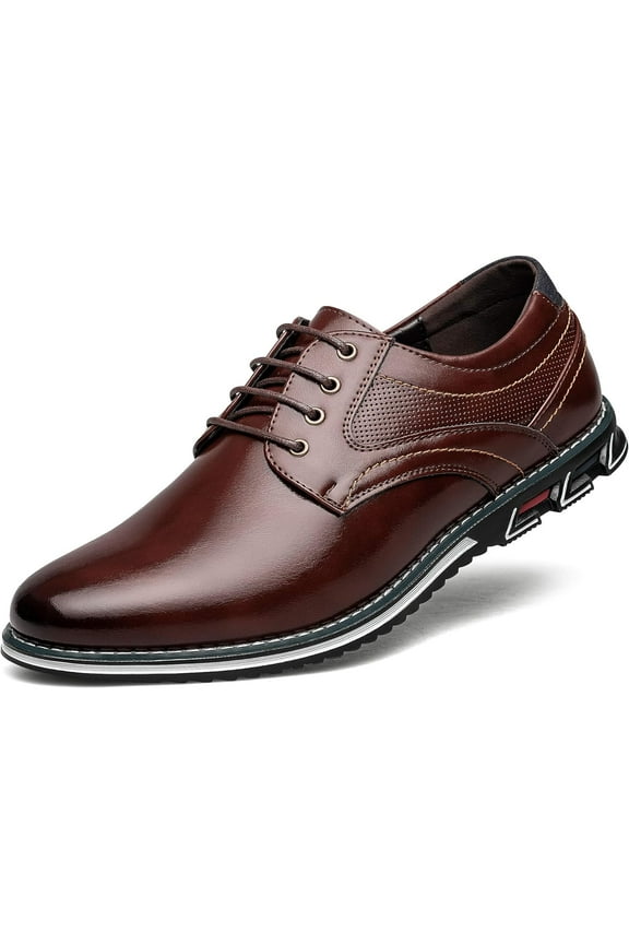 Men's Dress Shoes Comfort Soft Men Oxford Superior Flexural Leather Fashion Dress Sneakers Business Casual Derby Shoe