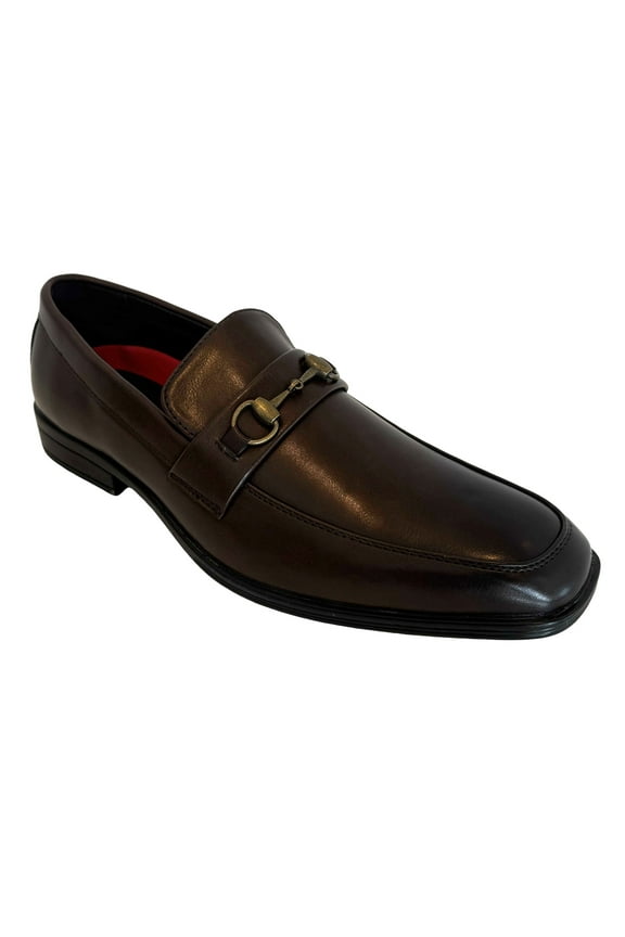 Men's Dress Shoes Fashion Loafers Slip on Buckle Casual Shoes