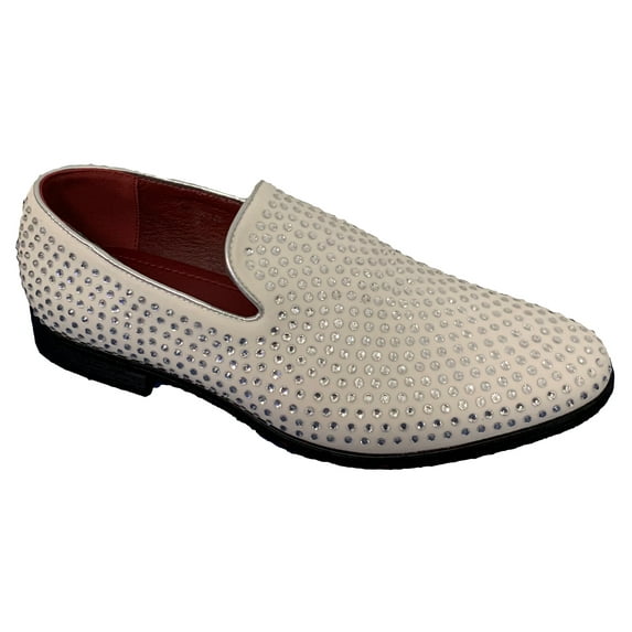 Men's Dress Shoes Loafer Rhinestone Tuxedo Glitter Stage Fashion