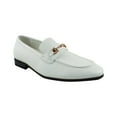 thumbnail image 1 of Men's Dress Shoes Loafer with Gold Buckle Slip On Formal Modern Classic, 1 of 5