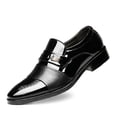 thumbnail image 1 of Men's Dress Shoes Loafers Slip On Casual Driving Loafer Modern Formal Business Oxford Casual Leather Lace Up Shoes, 1 of 7