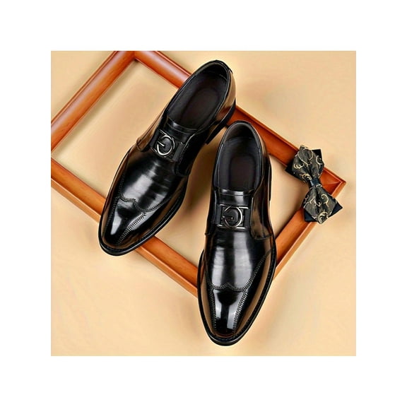Men's Dress Shoes Modern Classic Slip-On Oxfords Formal Casual Business Wedding Work 2026