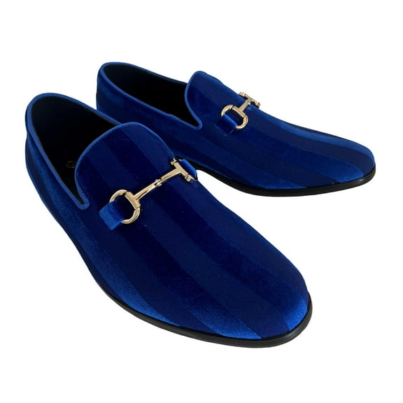 Men's Dress Shoes Tuxedo Velvet Buckle Loafer Fashion Slip on