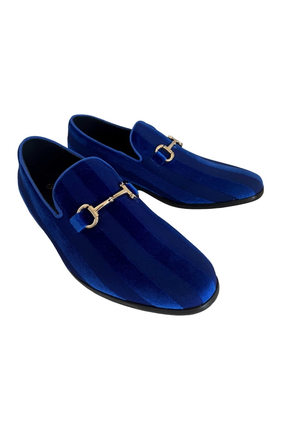 Men's Dress Shoes Tuxedo Velvet Buckle Loafer Fashion Slip on