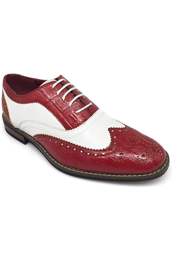 Men's Dress Shoes Wingtip Lace Up Brogue Oxfords Casual