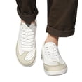 thumbnail image 1 of Men's Dress Sneakers, Leather Fashion Sneakers for Men Oxfords Classic Handmade Comfortable Lace Up Platform Flat Sneakers Tennis Retro Shoes, 1 of 9
