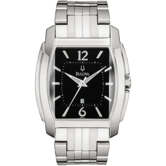 Men's Dress Stainless Steel Black Dial