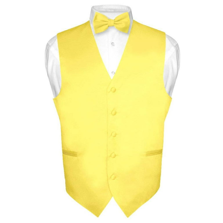 Mens yellow dress vest hotsell