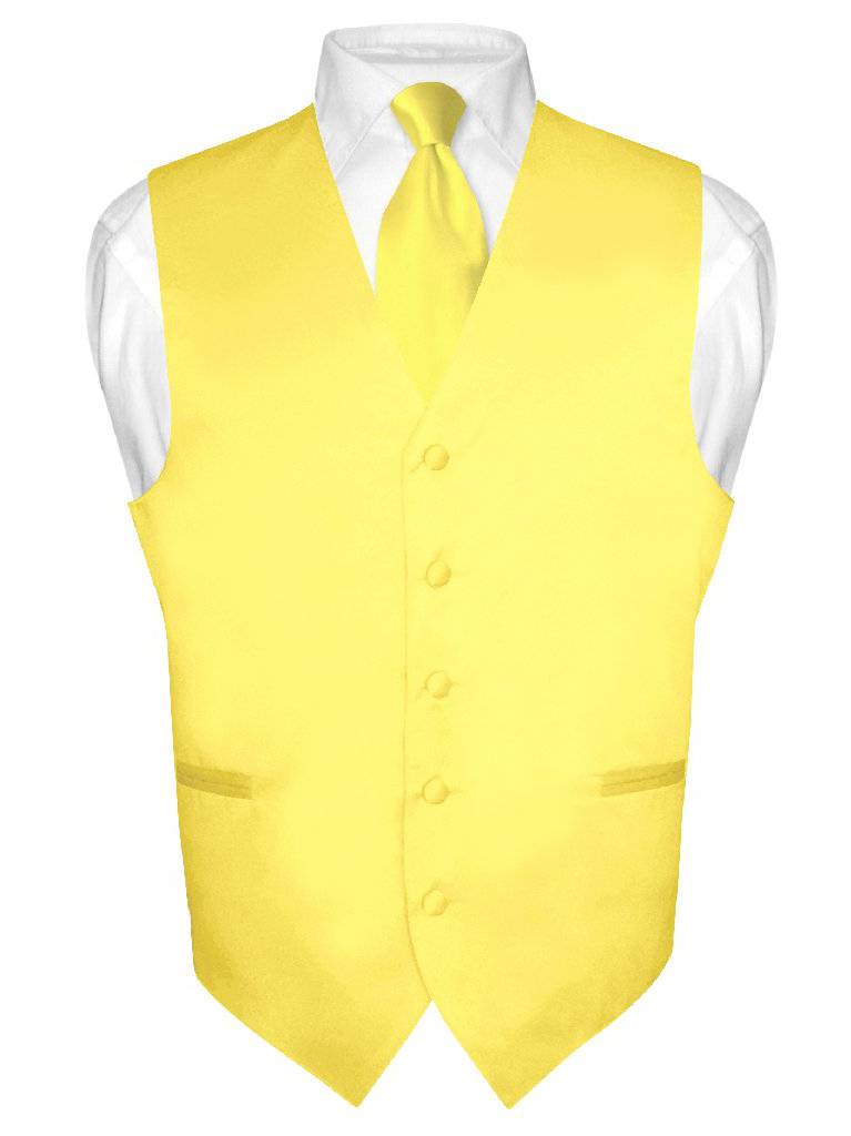 yellow dress shirt with tie