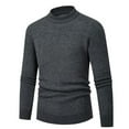 thumbnail image 1 of Men's Dressy Pullover Sweater Turtleneck Knit Long Sleeve Formal Winter Style, 1 of 2