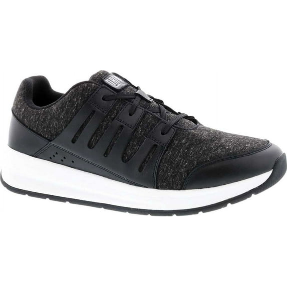 Men's Drew Boost Sneaker Black Textile/Leather 7.5 4E