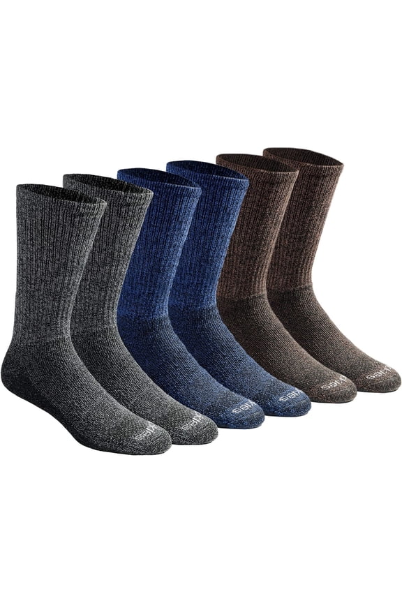 Men's Dri-Tech Essential Moisture Control Crew Socks (6 & 12 Pairs)
