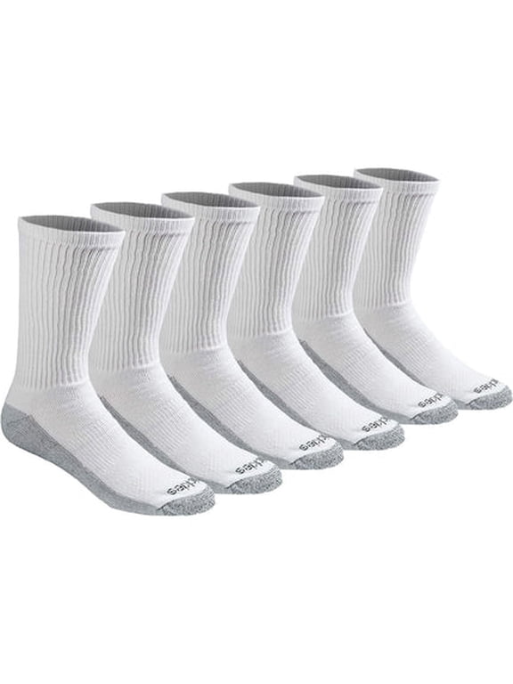 Men's Dri-Tech Moisture Control Crew Socks, 6-Pack