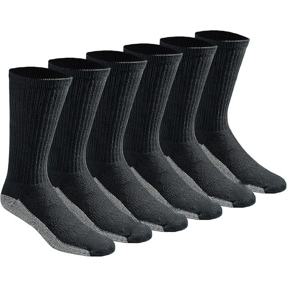 Men's Dri-Tech Original Moisture Control Crew Socks, Available in M-XXL (6, 12, 18 Pairs)