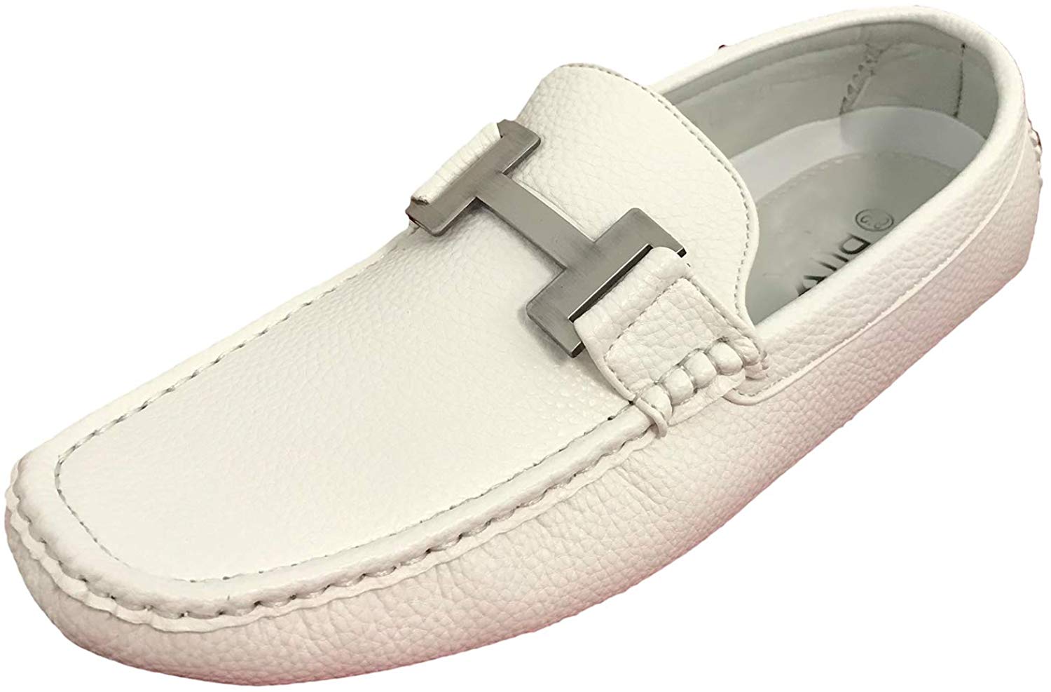 Men's Driving Moccasins Loafers Moc Toe Metal Buckle Casual Slip On Shoes - image 1 of 4