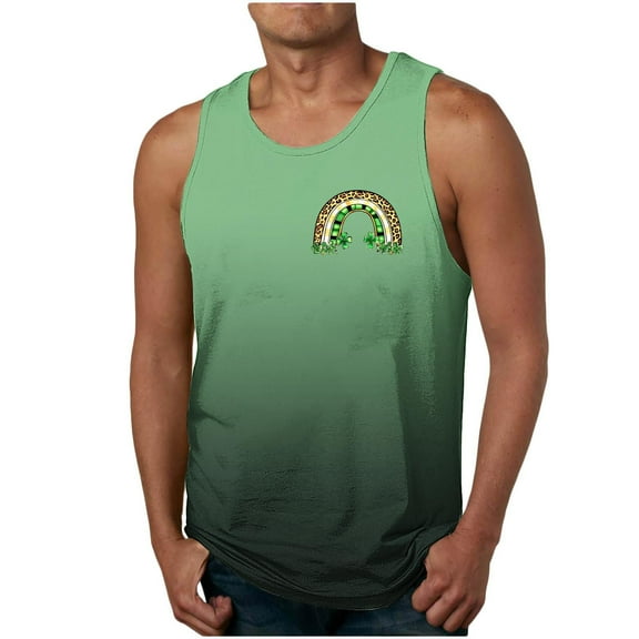 Men’s Drop Arm Tank Top Gym Workout T-Shirts Sleeveless Muscle Shirts for Bodybuilding