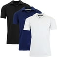 thumbnail image 1 of 3-Pack Men's Dry Fit Moisture-Wicking Polo Shirt (S-3XL), 1 of 5