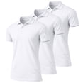 thumbnail image 1 of 3-Pack Men's Dry Fit Moisture-Wicking Polo Shirt (S-3XL), 1 of 5