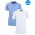 thumbnail image 1 of Men's Dry Slim Fit Moisture-Wicking Polo Shirt (2-Pack), 1 of 5
