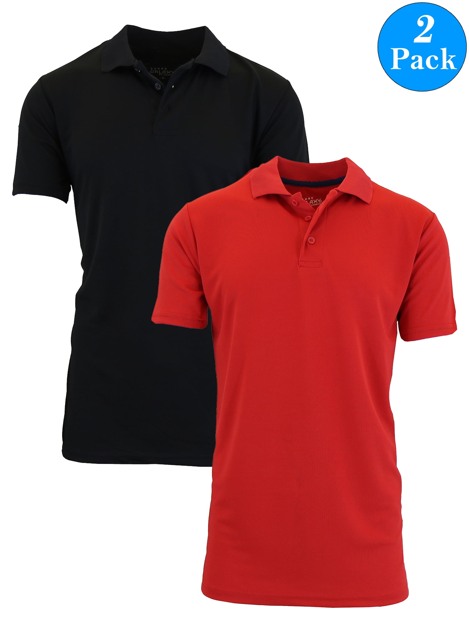 Men’s Long-Sleeve Dry-Wicking Polo Shirt