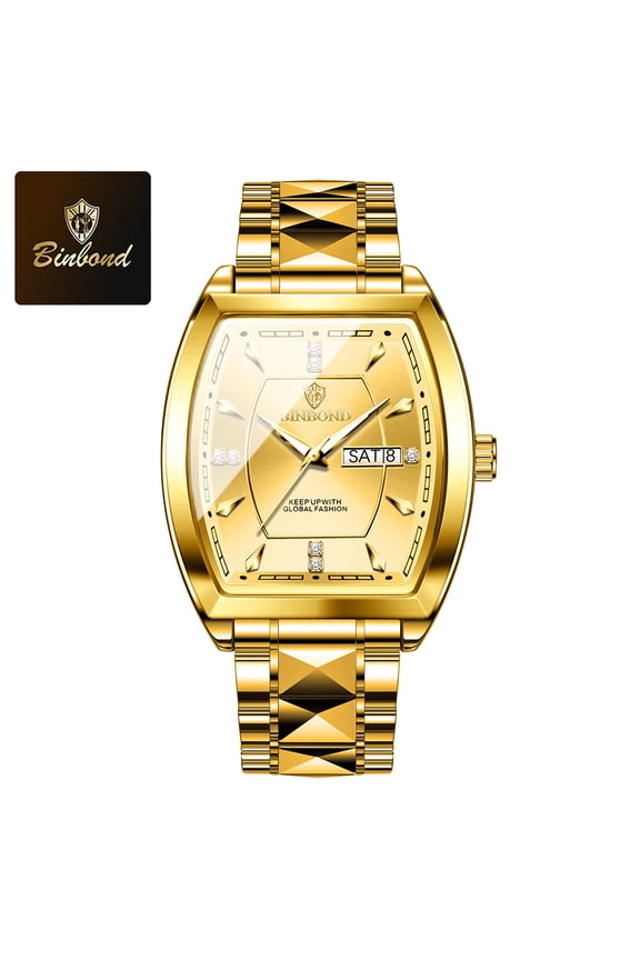 Men's Dual Date Trendy Casual Luminous Quartz Watch