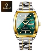 Mens Dual Date Trendy Casual Luminous Quartz Watch