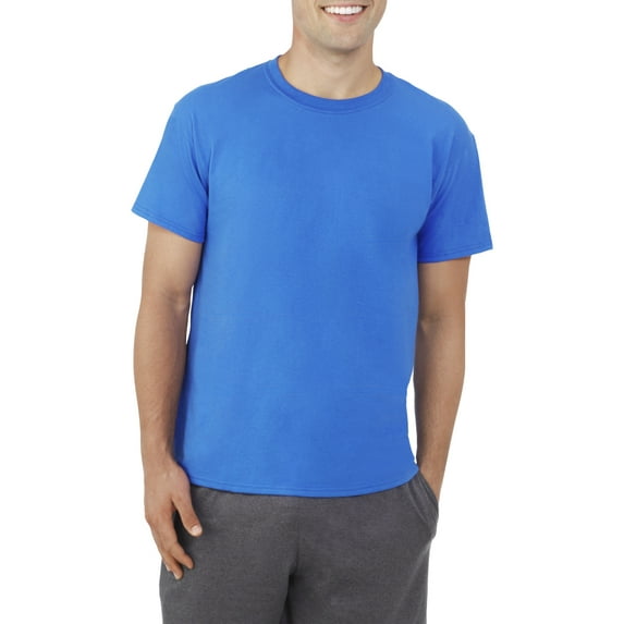 Men's Dual Defense UPF Crew T Shirt, Available up to sizes 4X